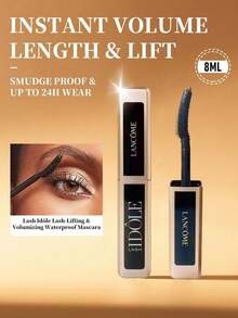 Lancôme 兰蔻 Lash Idole 睫毛膏 #01 黑色 8ml/0.27 盎司 | 提拉丰盈配方 | 24小时防汗防晕染 | 持久不结块，不掉屑 | 精准刷头，根根分明 - # 01 Glossy Black - 查看 8