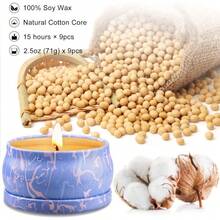 9 Pack Scented Candles Gifts For Women, 2.5oz Aromatherapy Candles For Home Scented, Long Lasting Soy Wax Candle Sets For Women Gift,Small Candles For Gifts Bath Yoga Spa Birthday Gift - 多樣化香型 - 查看 5