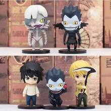 5件套动漫人物收藏雕像 - 表情生动，姿态动感 - 带展示架 - 动漫迷的完美礼物，家居/办公装饰 - 兼容展示架，做工精细，设计考究，非常适合圣诞节、感恩节、生日、新年等节日 - 彩色 - 查看 12