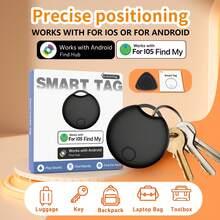 RSH 双系统设备智能迷你追踪器，支持iOS和安卓系统，短距离实时定位，物品查找器，高分贝防丢提醒设备，CR2032可更换电池，无需网络，无需安装APP，永久免费 - 彩色 - 查看 8