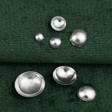 50/100/200pcs Stainless Steel Seamless Bead Caps, DIY Jewelry Making, Handmade Beading Craft Supplies - DIY - View 2