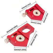 Bloque de posicionamiento de regla de acero ajustable, medidor de marcado de línea de ángulo de 45/60/90 grados, localizador de posición fija, herramienta de medición L5ID - B - Ver 10