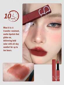 NARS Powermatte唇膏 #107 Tainted Love 1.5克/0.05盎司 | 强效哑光唇色，高显色度 | 轻盈舒适，持久显色 | 不拔干的丝绒哑光妆效 | 顺滑易涂，色彩鲜艳 | 多款大胆色号可选 | 适合日常或特殊场合的唇妆 - 107 Tainted Love - 查看 2