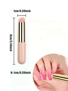 2pcs Reusable Silicone Ombre Nail Brush Set, With Mixing Palette, Nail Gradient Painting Brush, Suitable For Beginners At Home Or Salon, Nail Art Tools, Nail Supplies, Nail Art Design Tools, Nail Care, Christmas Gift - Multicolor - View 9