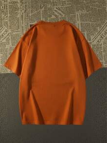 Camisa Camiseta Algodão Premiun Jungkook Exclusiva 2026 - Laranja - Visão 2