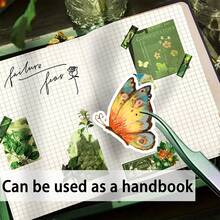 1本，256页，复古硬皮笔记本 - 梵高艺术，彩色内页，烫金激光压纹，计划本，DIY剪贴簿，便携式日记本，旅行日志，学校办公用品，完美礼物 - 單件 - 查看 7