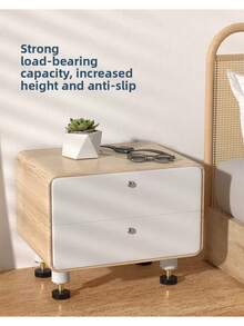 家具增高垫，自粘式床头防撞防摇晃固定器 - 黑色 - 查看 5