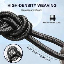 3pcs USB-A To USB-C Fast Charging Cables, 3.3ft/6.6ft/10ft Long Nylon Braided USB Type-C Charging Cords, Compatible With Samsung Galaxy S25, S24, S23, S22, S21, Vivo, Oppo, Redmi Phones, 16, 16 Pro Max, 15, 15 Plus, 15 Pro, 15 Pro Max, Redmi, OnePlus - 3 Purple Items - View 4