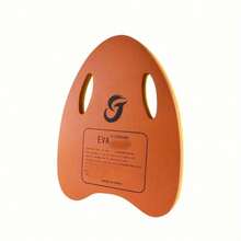 1pc A-Shaped Eva Foam Anti-Skid Swimming Board For  And Effective Training - Embossed For Men And Women - 黃+橙色 - 查看 9