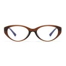 1pc Fashionable & Versatile TR Non-Prescription Glasses Glasses, Slimming & Elegant - Maroon - View 3