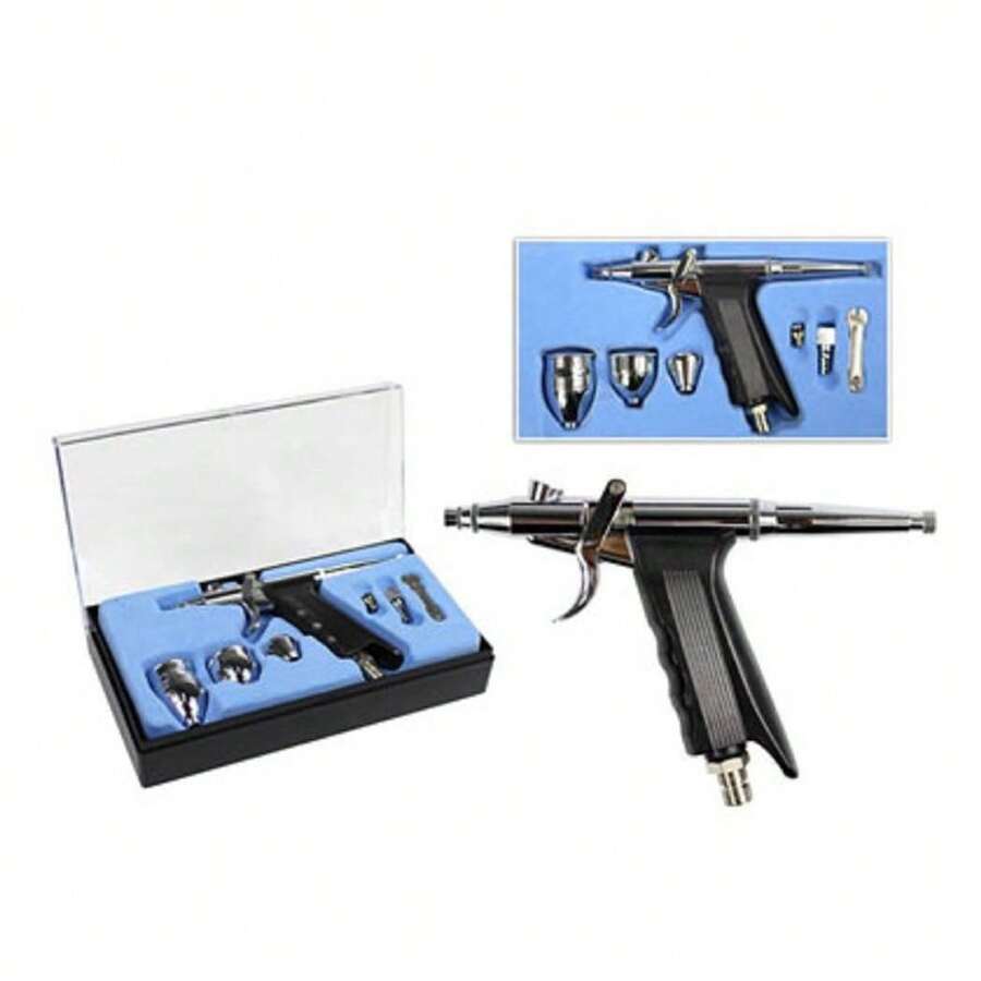 OISE ART STORE Aerografo In Acciaio Ugello 0.3 Mm Professionale Con Accessori Nail E Body Art - - Multicolore - Visualizzare 1