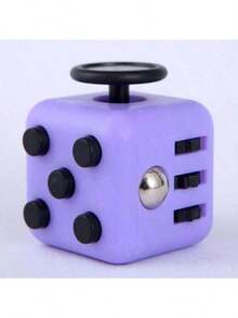 1pc/5pcs/10pcs Fidget Cube Stress Relief Toy| Hand Pinching Fidget Toy For Anxiety & Stress| Office, Travel & Sensory Play| Random Colors - 彩色 - 查看 7