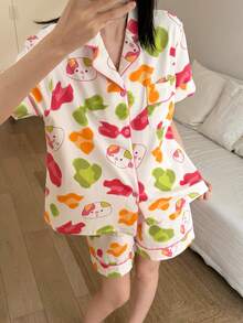 Pure Slumber 女士睡衣套装 - 白色 - 查看 5