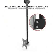 Adjustable TMC-7004 Retractable Ceiling Mount TV Bracket For 32"-55" Flat Screen Sturdy Roof Rack Pole TV Mount For Home Office Hotel Use Valentine's Day Gift - Default - View 6