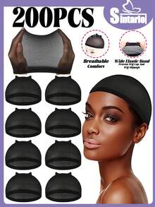 High Definition Wig Cap, Ultra-Thin Transparent Wig Cap, Suitable For Lace Front Wigs, Elastic Nylon Material, Women Wig Cap - Khaki - View 21