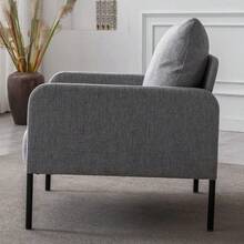 Sillón Mónaco Gris Oscuro - Negro - Ver 9