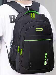 Backpack Boy Junior High School Student High School Student Schoolbag Korean Version Large Capacity Double Shoulder Bag Women's Casual Travel Bag Computer Bag - Multicolor - View 5