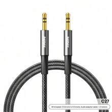 REMAX CB08 全系列音訊轉接線 Lightning Type-C USB-A 3.5mm 公母轉接 多介面全覆蓋 手機電腦耳機音響通用 黑色 - 黑色 - 查看 1