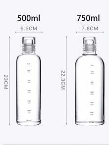 1 chiếc cốc nhựa trong suốt chất lượng cao 500ml/750ml có vạch chia thời gian, chống rò rỉ, kiểu dáng tối giản, thích hợp cho cả nam và nữ khi lái xe. Bình nước nhựa trong suốt dung tích lớn - Bình nước thể thao di động, cốc du lịch ngoài trời. - Nhiều màu - Xem 7