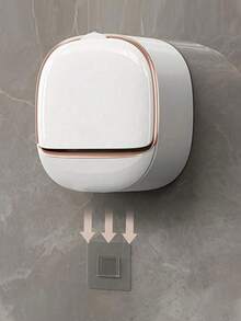 1 khay đựng xà phòng treo tường có thiết kế chống thấm nước và khay thoát nước. Hộp đựng xà phòng lỏng độc đáo. Thích hợp cho trang trí phòng tắm gia đình, lưu trữ đồ dùng phòng tắm, đồ dùng vệ sinh cá nhân và sử dụng trong ký túc xá. - Một kích thước phù hợp với tất cả - Xem 8