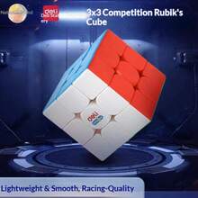 1个56毫米磁性3x3x3速拧魔方，益智玩具，适合儿童、青少年和成人，有助于智力开发，可用于竞技比赛。 - MG EDU Upgraded Version - 查看 9