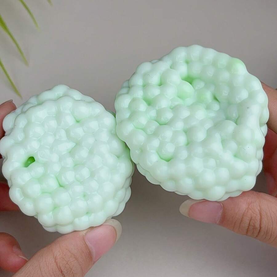 [2026 New]Soft & Fun 1pc Double Layered Handmade Ice Light Beige Handmade Ball, Magical Texture Sand Ball Toy, Fun Handmade Ball, A Very Good Toy Suitable For Children And Adults As An Ideal Gift, Restless Toy, And Sharing Gift Party Favor - 1[隨機顏色] - 查看 1