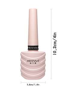 HEFENNA 裸色猫眼凝胶指甲油，浅金色光晕玻璃珠猫眼，适合女性和女孩在家DIY美甲沙龙（1瓶） - 彩色 - 查看 7