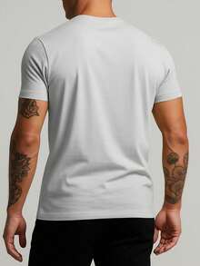 Brazil World Cup Flag Unisex T-Shirt, Basic Casual Style, 100% Cotton - 白色 - 查看 4