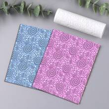 1pc Vintage Vine Pattern Polymer Clay Texture Rolling Pin, Suitable For Making Polymer Clay Earrings, Great For Polymer Clay Texture Boards - GL210 - View 5