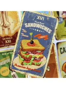 Rural Retro Advertising Tower Board, Rustic Wealth Board Game Card, Monkey Banana Entertainment Card, Friend Interactive Entertainment Card - Multicolor - View 11