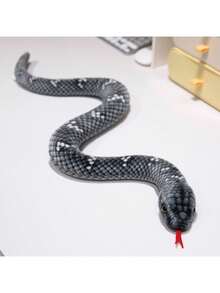 19.69英寸仿真蟒蛇毛绒玩具，蛇形抱枕玩偶，多种颜色可选，适合女性——趣味恶搞礼物，万圣节、情人节、儿童节节日礼物、派对礼品 - 彩色 - 查看 15