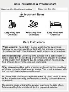 1pc Bohemian Style Rhinestone Y-Necklace, Fashionable & Minimalist, Suitable For Women To Wear On Daily, Party, Banquet, Vacation, Ball Occasions - Gold - View 6