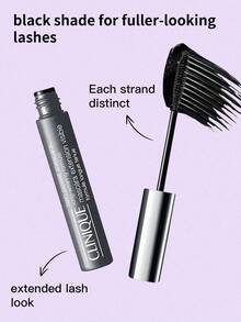 Clinique 倩碧高冲击睫毛膏 6ml，色号 01 黑色，细齿梳状刷头 + 持久防晕染配方，纤长睫毛不结块，适合日常通勤和约会。 - 纖長魔力睫毛膏(色號 01 黑色) - 查看 2
