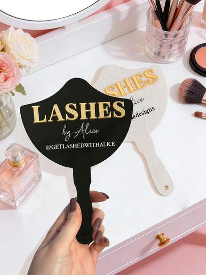 Personalisierter Wimpernverlängerungs-Techniker Spiegel Requisiten, Benutzerdefinierter 3D-Handspiegelprops für soziale Medien, Wimpernverlängerungs-Gesichtspaddles, Personalisierte Wimpernzimmer-Dekoration, Benutzerdefinierte Wimpernverlängerungs-Techniker-Requisiten, Personalisierte Beauty-Salon-Dekoration, Personalisierte Social-Media-Requisiten, Benutzerdefinierte Ins-Fotoprops, Benutzerdefinierte Augenbrauen-Techniker-Requisiten, Benutzerdefinierte Salon-Beschilderung, Benutzerdefinierter Logo-Spiegel, Personalisierte Geschenke