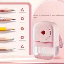 5-Point Adjustable Manual Pencil Sharpener - 5 ,Sharpener With Cartoon Designs.Sharpen Settings From Fine To Wide Point For Kids, Students, Home & Office Use, No Battery Needed, Perfect As Birthday Or Back To School Gift - Multicolor - View 8