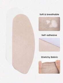 3/5pairs Of Thigh Wear Protection, Transparent Invisible Wear Protection Thigh Strap, Transparent Waterproof Patch, Waterproof And Breathable, Unisex, Waist Strap Patch, Personalized Gift For Preventing Thigh Friction In Winter, Valentine's Day Gift, Birthday Gift - Arc - View 2