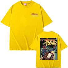 Rapper  Don Toliver Graphic T-Shirt Men Women Fashion Oversized Tees Tops Short Sleeve Male Hip Hop Crewneck Tshirt - 黑色 - 查看 10