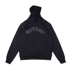 SP5DER Men/Women Hoodies Graffiti Number 5 Print Hoodie Unisex ,Y2k Streetwear Oversized Hooded Pullover Pocket Sweatshirt - 黑色 - 查看 5