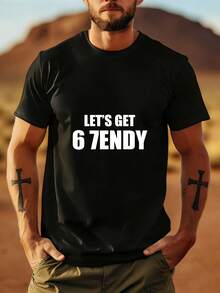 Six Seven Drip Cool 67 Funny Number-Shi Cotton Black Unisex-Shirt Graphic Tees Couple Outfits Streetwear-Shirt Him/Her - 黑色 - 查看 2