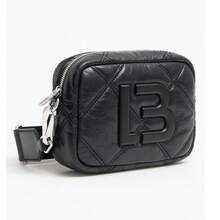 BIMBAYLOLA Solid Color Small Square Bags For Women Underarm Bag Rhombic Stitching Shoulder Messenger Bags - Nhãn màu xanh lá cây với dải màu đen và chữ màu trắng. - Xem 3