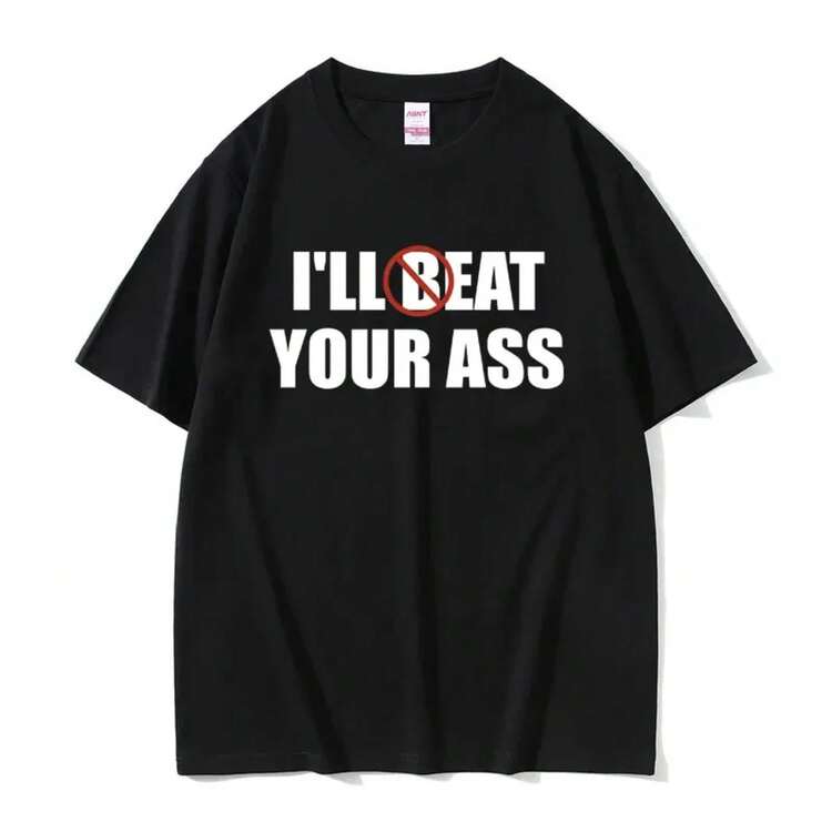 Camiseta de Estampado Floral Suave Transpirable Casual Cómoda Divertida Meme Camiseta Impresión de Pun Joke Manga Corta Verano Hombre Mujer U - Negro - Añade 1