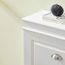 SoBuy 3 Flip-Drawers Shoe Cabinet Shoe Rack Shoe Storage Cupboard Organizer Blue W53 X D24 X H118cm FSR94-B - White - View 8