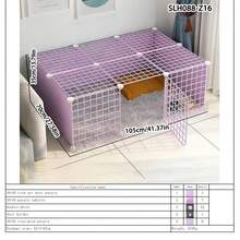 Adjustable Pet Fence, Indoor Isolation Gate, Dog Cage, Small Dog Iron Railing, Free Combination Pet Fence - Multicolor - View 25