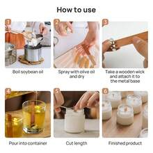 100g/500g/1000g Handmade Transparent Gel Wax, For Making Scented Candles And Handmade Candle Materials, DIY Candle Making Supplies - A - View 8