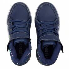 Boys' Dino LED High-Top Sneakers - Ideal For Everyday Use, Comfortable Mid-Top - 藏蓝色 - 查看 6