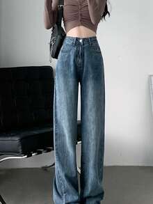 Women Jeans - Blue - View 2