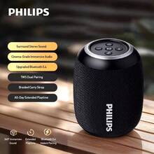 PHILIPS Speaker Bluetooth TAS3109, Audio Nirkabel Mini Portabel, Super Bass, Tahan Air IPX, Pencahayaan RGB, Daya Tahan Baterai Lama, Suara Berkualitas Tinggi, Cocok untuk Penggunaan di Rumah, Luar Ruangan, dan Mobil - MultiWarna - View 14