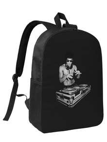Bruce  Tony Stark Custom Graphic Polyester Backpack - Bold Prints & Practical Storage - 長方形 - 查看 1