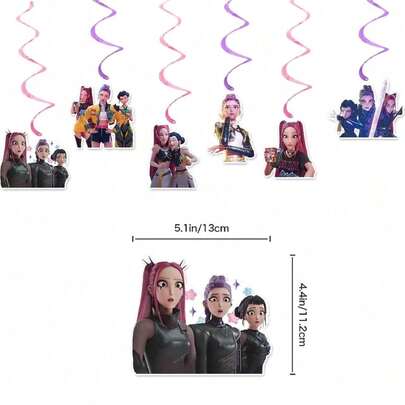 1 Set/1 Piece K-POP Idol Theme Party Decorations, Suitable For Fan Meetings, Birthday Parties, Etc., Random Styles To Create A Unique And Joyful Decorative Atmosphere