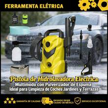 Hidrolavadora Eléctrica Potente de Limpieza Versátil para Hogar y Exterior con Diseño de Almacenamiento Integrado - Tipo de Enchufe A USA (110-127V) - Ver 2